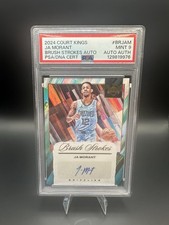 2024-25 Panini Court Kings Brush Strokes Ja Morant Auto /49 PSA 9