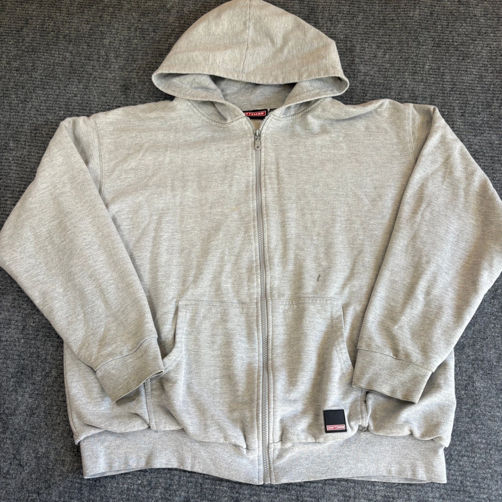 Craftsman Mens Gray Thermal Lined Full Zip Hoodie Sweatshirt Large Workwear L/G
Opens in a new windo