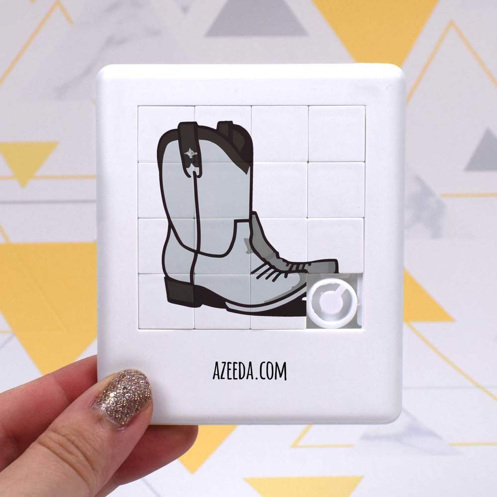 'Texas Cowboy Boots' Sliding Puzzle (PZ00027942)