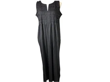 J.Jill Black Sleeveless Maxi Dress NWT Medium Tall