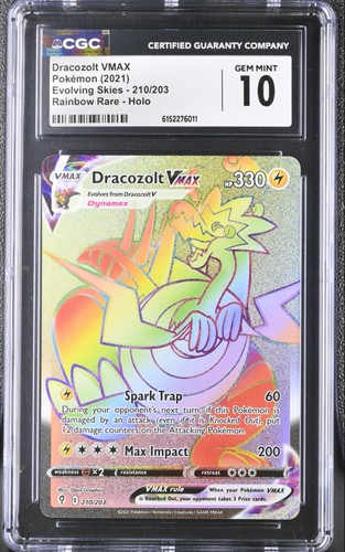 Dracozolt VMAX graded CGC 10 for sale on eBay