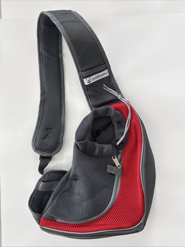 Cuddlissimo Pet Sling Carrier Small Dog Cat Hands Free Mesh Shoulder Bag 