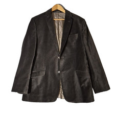 Banana Republic Velvet Blazer Sport Coat Men 44R Brown Soft