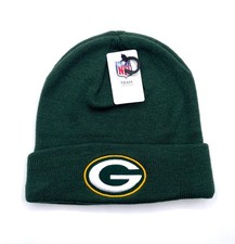GREEN BAY PACKERS GREEN BEANIE MVP AUTHENTIC NFL FOOTBALL TEAM KNIT CAP NEW