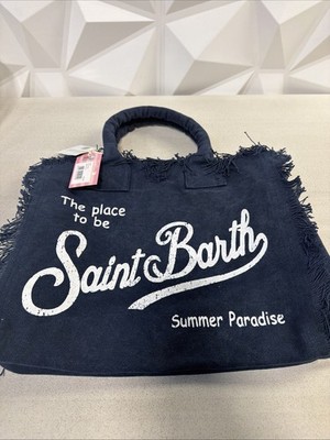 MC2 Saint Barth Vanity Cotton Bag Navy New 