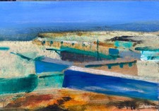 SALVATORE MAGAZZINI- TIRRENIA - Olio Su Tavola cm 20x30 - CORNICE OMAGGIO