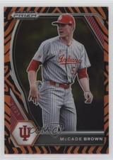2021 Panini Prizm Draft Picks Tiger Stripes Prizm 10/99 McCade Brown #PDP79 uk2