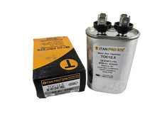 TitanPro TOC12.5 HVAC Oval Motor Run Capacitor 12.5 MFD/UF 370 Volts