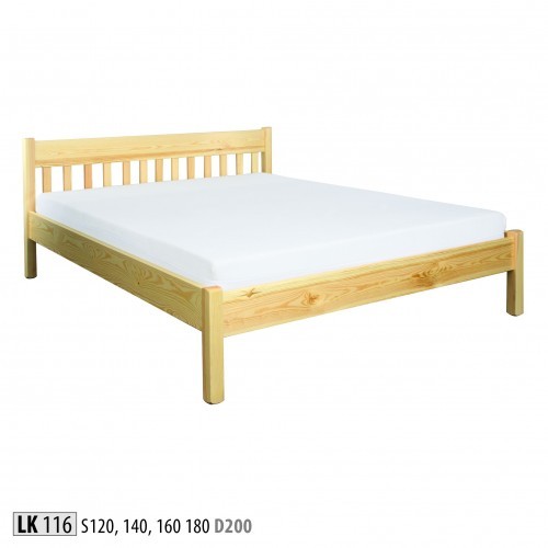 Massivholz Bett 180X200 Doppelbett Kiefer Massiv Hozbett Vollholzbett 180X200-image