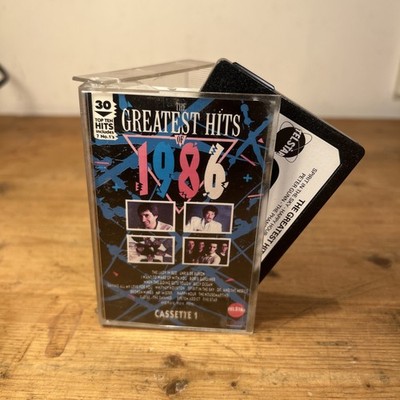 The Greatest Hits Of 1986, Various Artists, AudioCassette Rare, Telestar, 1986