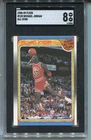 1988 Fleer Michael Jordan Card SGC 8 NM MINT Graded Basketball All Star #120