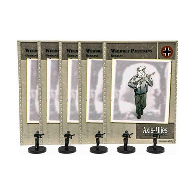 WotC Axis & Allies Reserves Werwolf Partisans (C) x5 NM