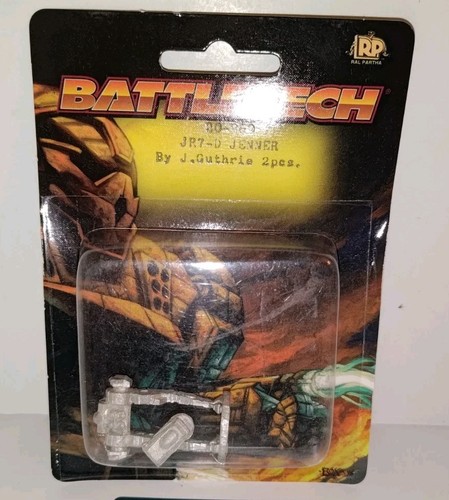 Ral Partha Battletech 20-869 JR7-D Jenner by J. Guthrie 2pcs Metal Mech Model - Picture 2 of 5