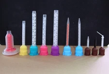 Dental Materials Silicone Rubber Impression Nozzle Mix Temporary Crown Tube