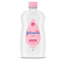 Johnson's Baby Oil, Pure Mineral Oil to help Prevent Moisture Loss 20 fl. oz