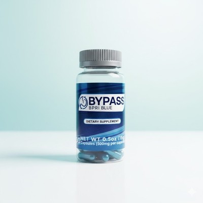 Bypass BPRI Blue 30 Capsules Dietary Supplement 