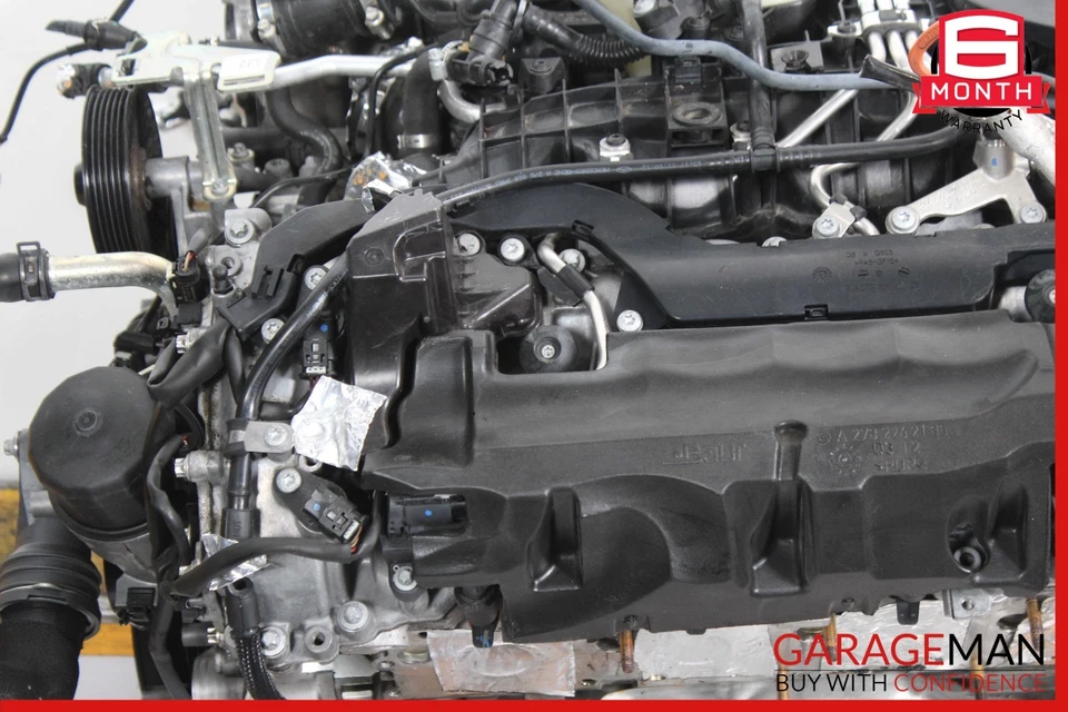 Conjunto completo de bloque de motor 11-20 Mercedes X166 GL450 4,6 L V8 OEM 144 k Foto 3 de 4