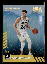 2022-23 Hoops #22 Walker Kessler Arriving Now Holo Card Utah Jazz