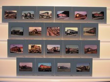 Lot of 20 Monon Early Diesels F Units FT's Dupe Chione Railroad Slides