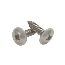 Light Grey Coloured Painted Wafer Head Self Tapping Screws