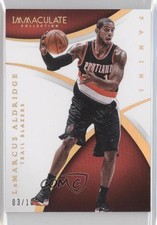 2014-15 Panini Immaculate Holo Gold 3/10 LaMarcus Aldridge #31 1u6