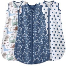 Baby Sleep Sack 6-12 Months Baby Wearable Blanket 100 Organic Cotton 2-Way Z...