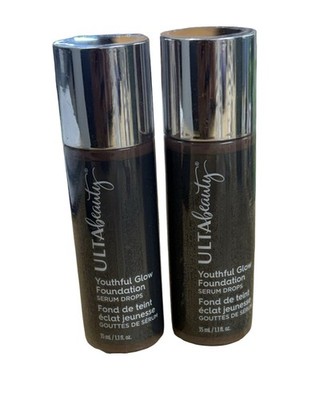 ULTA Beauty Youthful Glow Foundation Serum Drops- Deep Cool )2)   NEW / SEALED