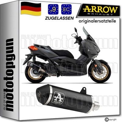 ARROW AUSPUFF OP URBAN ALUMINIUM SCHWARZ YAMAHA XMAX X-MAX 400 2019 19 2020 20