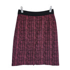 Halogen Size 4 Women's Tweed High Rise Pencil Skirt Pink Black Office Classic — photo 1