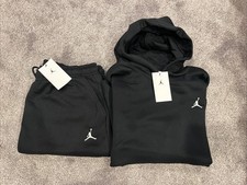 Nike Jordan Jumpman Essentials Jogger  Hoodie Suit Set Black Mens Size Large L