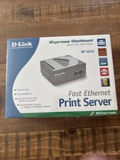 D-Link DP-301U Fast Ethernet USB Print Server Wired - NIB Sealed