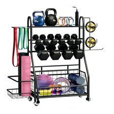 Dumbbell Rack, 400LBS Weight Rack for Dumbbel...