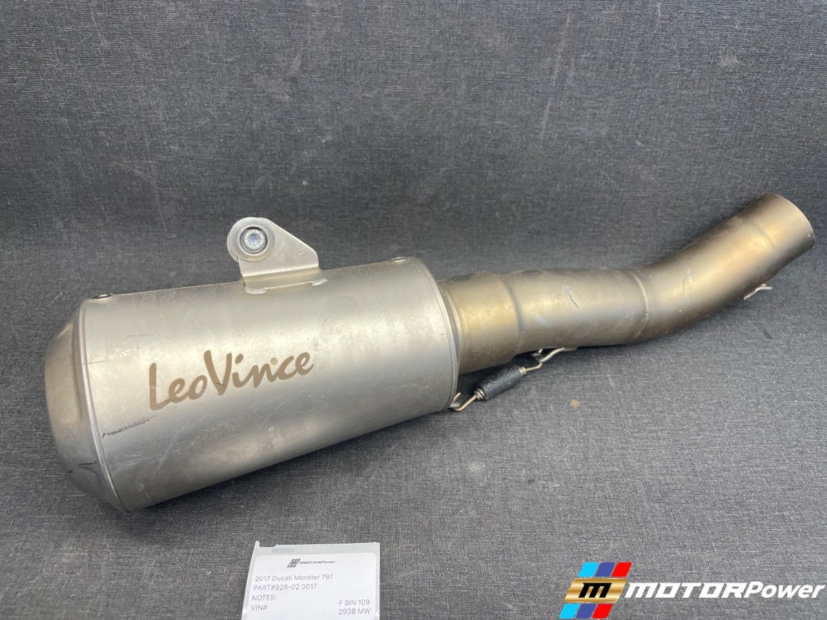 17-18 Ducati Monster 797 LeoVince Slip On Exhaust Genuine OEM | eBay