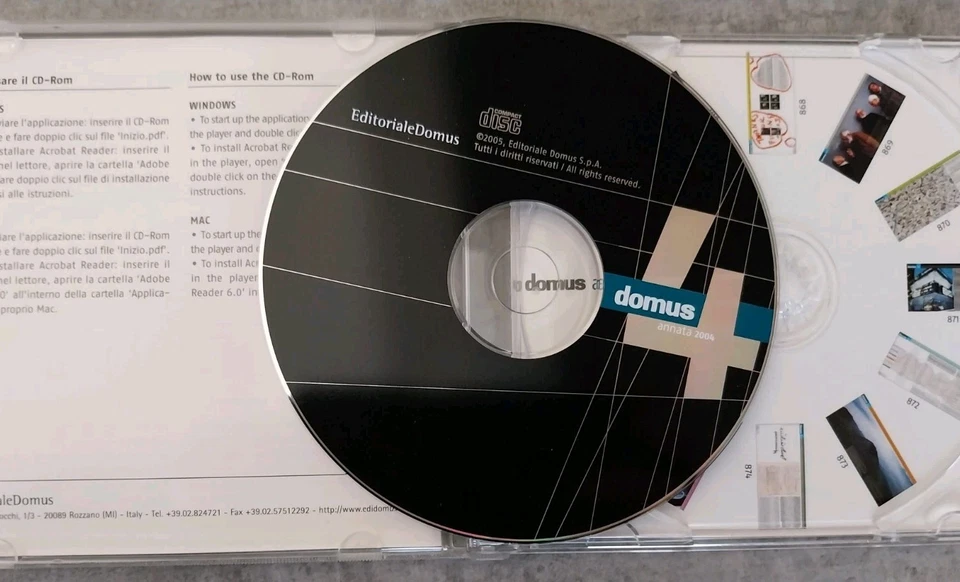 Cd Rom Italian  Learning X 3. Domus 2004- 05-06. Three Discs - Image 2 of 4