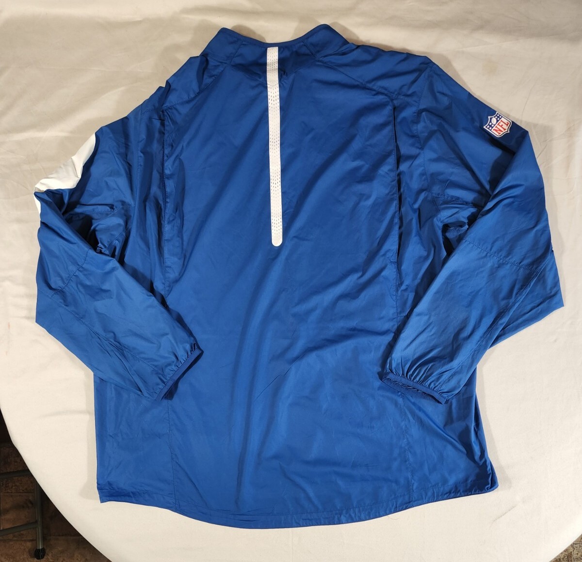Nike Indianapolis Colts On Field Apparel Mens 1/2 Zip Jacket, Size XXL