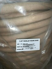 Burlap Covered Fox Edge / Edge Roll 1-1/4" X 50 ft/roll. Made In U.S.A.UPC901513