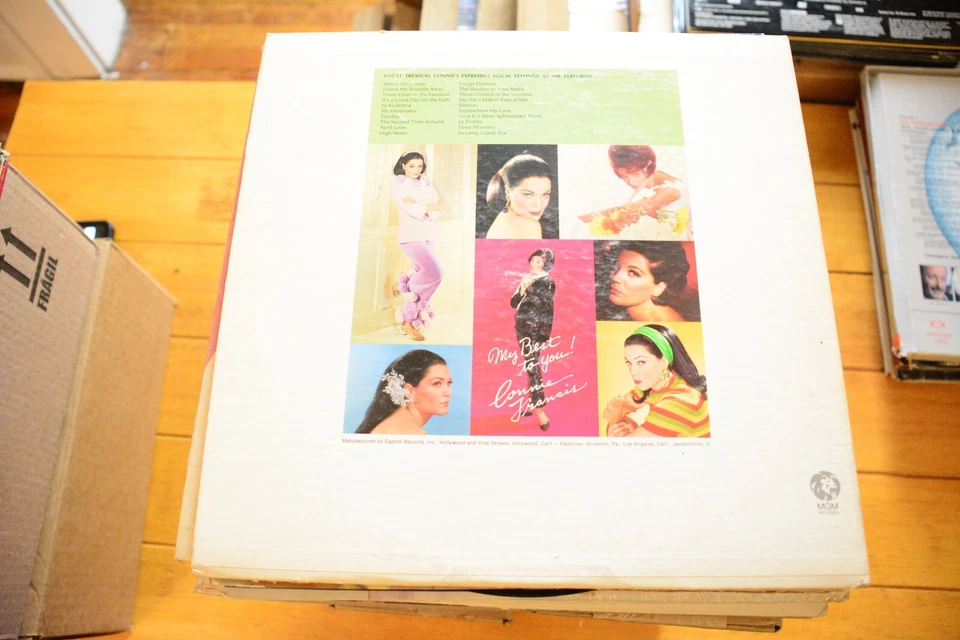 CONNIE FRANCIS "MY BEST TO YOU" DOUBLE LP 12" VINYL VG- GATEFOLD JAZZ [14] - Image 2 of 4