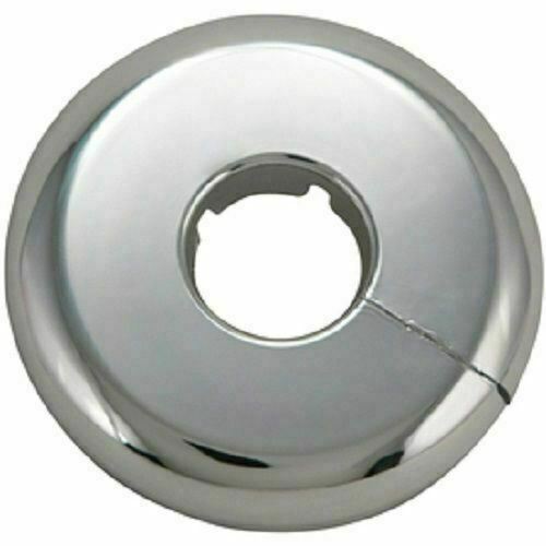 1/2" CTS Copper Pipe Escutcheon Split Plastic (Chrome Plastic) 5/8"OD