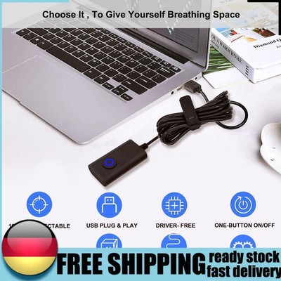 2 in 1 USB Type-C Mouse Jiggler Undetectable Mouse Mover for Keeps PC Active