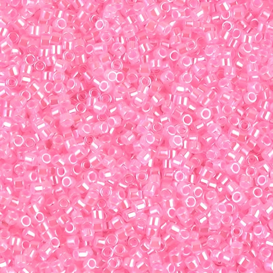 Cuentas Semilla Miyuki Delica Talla 11/0, Rosa Ceilán Colección DB244 DB245 DB246 Foto 4 de 4