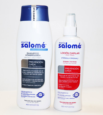 Maria Salome Kit para Hombres Shampoo y Locion Capilar