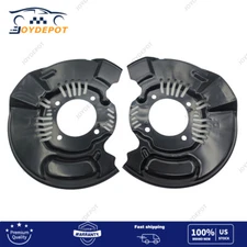 Pair Front Right & Left Side Brake Dust Shields For 2005 - 2023 Toyota Tacoma