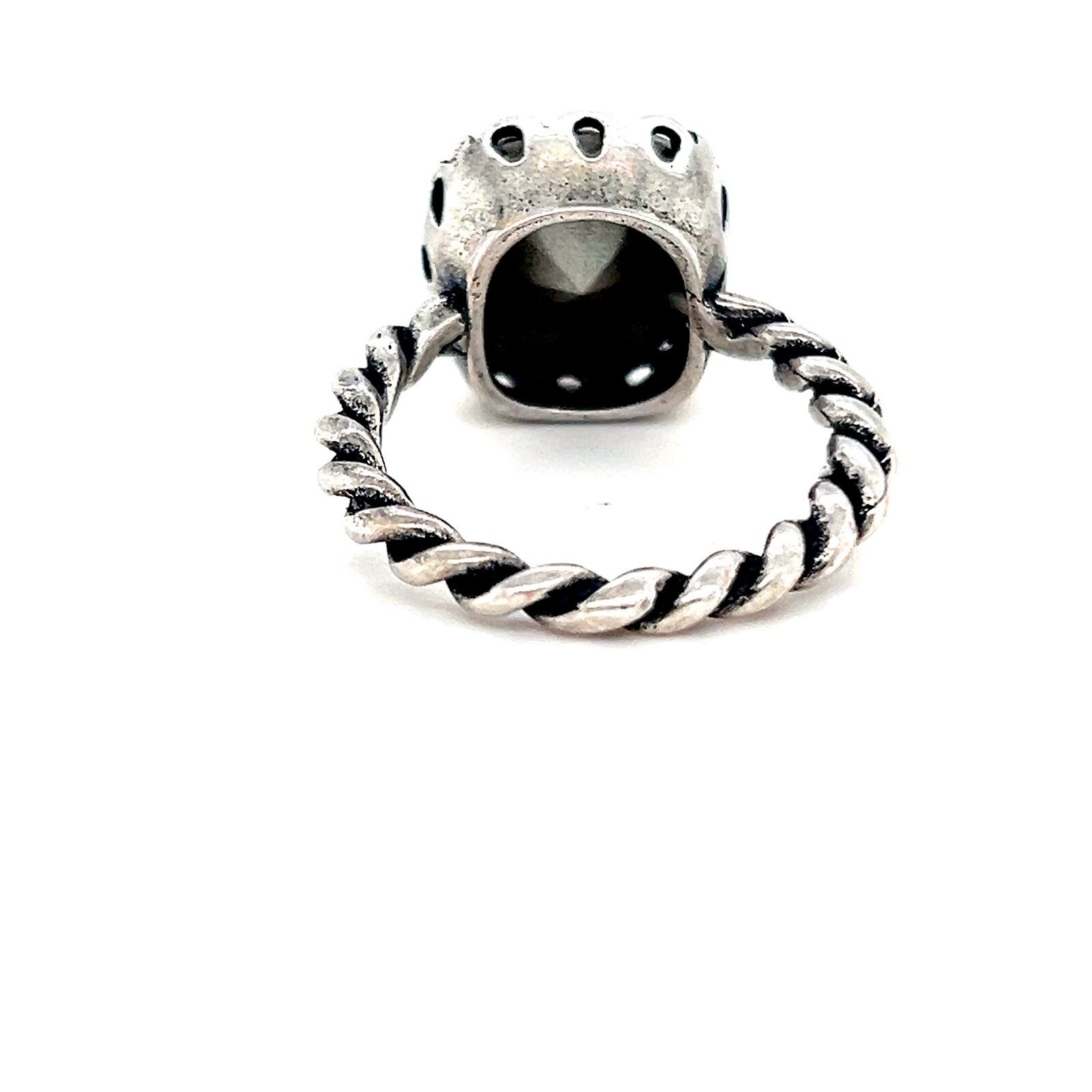 Silver Gemstone Ring - image 8