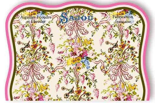 French Sajou 40 needles embroidery sewing Marie Antoinette