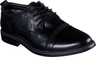 Skechers Bregman Selone black leather 