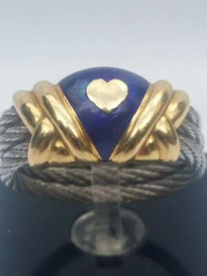 Bague Fred or et acier collection Force 10 Frais d'envoi gratuits