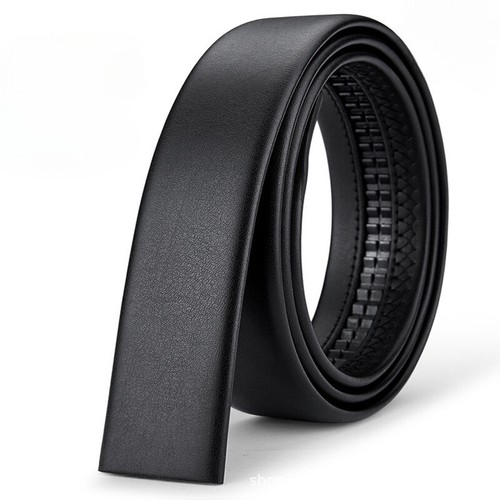 Correa de cinturón automática de trinquete de cuero real de 35 mm para hombre correa de repuesto sin hebilla - Imagen 11 de 14