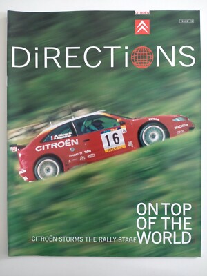 CITROEN RICHTUNGEN Xsara Rallyeauto HDIi Saxo Ausgabe Nr. 22 1990er ~ Broschüre verwandt
