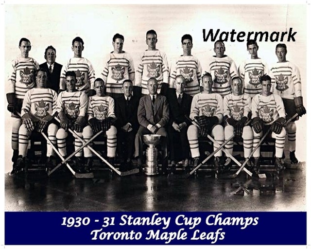 NHL 1930 31 Toronto Maple Leafs Stanley Cup Champs 8 X 10 Photo