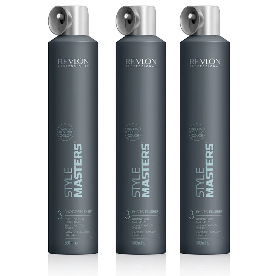 REVLON PROFESSIONAL Revlon Style Masters Photo Finisher Hairspray 3 x 500ml = 1500ml